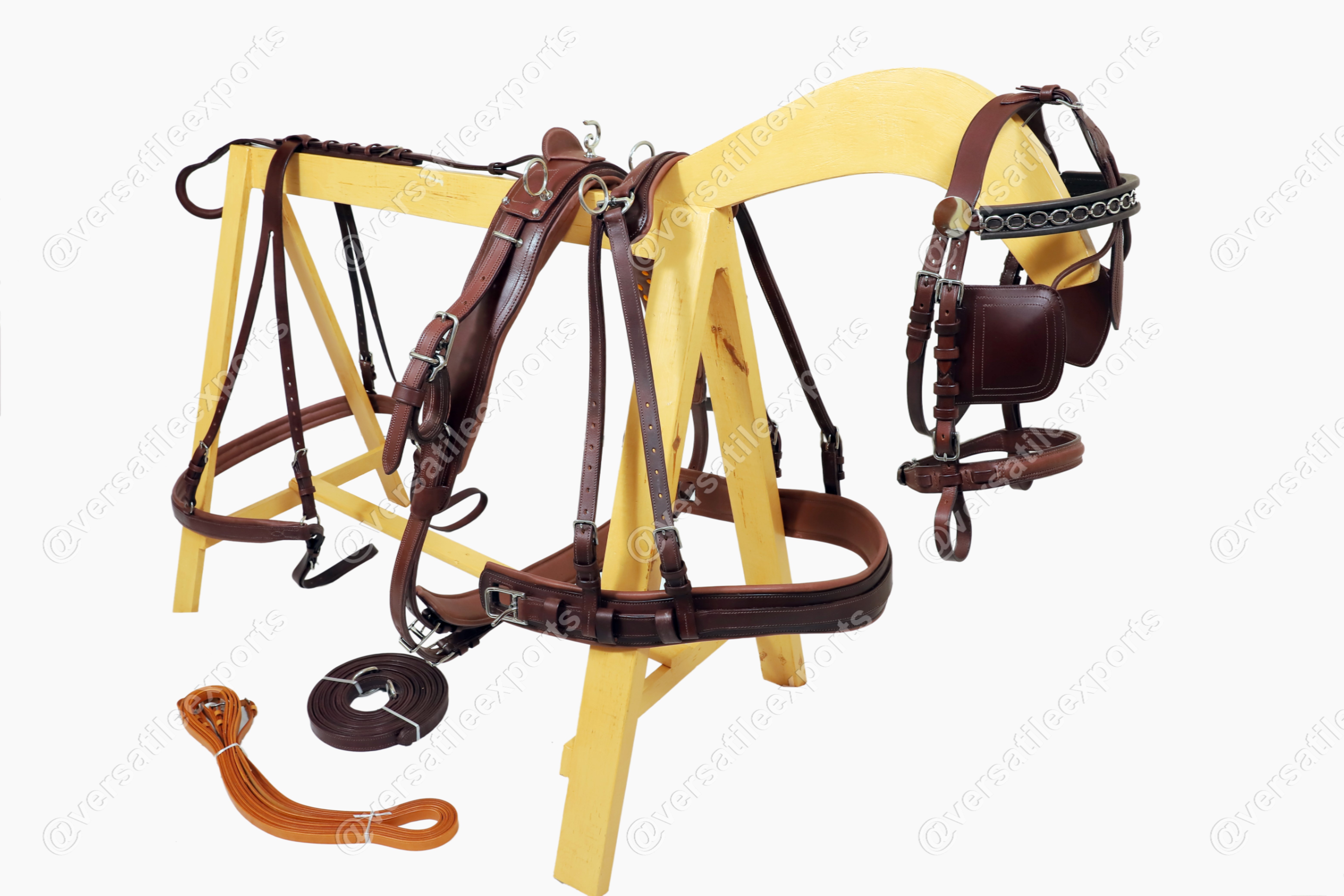 Driving Harness with straight Breastplate